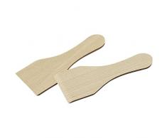 Fackelmann 30101 Spatules Ã Raclette 2 en Bois 13 x 10 cm
