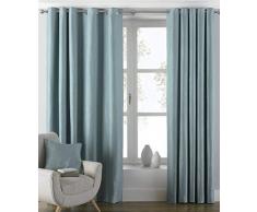 Paoletti Atlantic Rideau Ã Åillets, Polyester, Bleu Åuf de Canard, 90 x 90 (229 x 229cm)