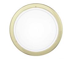 Eglo 83157 Plafonnier, Métal, E27, Or