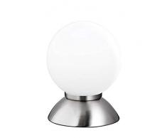 Wofi 834201640120 Pluto Lampe de Table Nickel Mat 16 cm