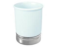 InterDesign 70412EU York Gobelet Bleu/Chrome