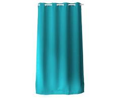 Enjoy Home Rideau Occultant avec 8 Oeillets Polyester Turquoise 140x240 cm