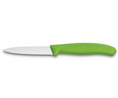 Victorinox 182258 Eplucher avec Couteau Très Tranchant, Acier, Vert/Argent, 25 x 16 x 6 cm