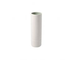 like. by Villeroy & Boch 10-4275-5172 its my home Mineral, Vase à Fleurs élégant pour compositions Florales artistiques, Porcelaine Premium, Vert, Blanc