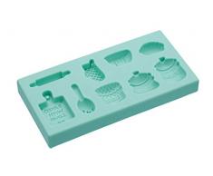 Kitchen Craft Moule Sweetly Does It Cuisson en Silicone Rose, 9 x 12 x 16 cm