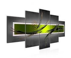 Tableau decoration murale Abstrait - XXL Impression sur Toile Salon Appartment 5 Parties - prêt à accrocher - 102553b