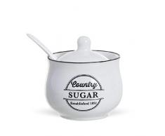 DCASA Sucrier avec CuillÃ¨re HOME Mixte Adulte, SynthÃ©tique