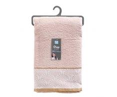 douceur dintérieur drap de bain 90 x 150 cm eponge goldy rose/or