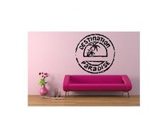 TATOUTEX 3613246547207 Sticker Mural, Turquoise, x H 80cm