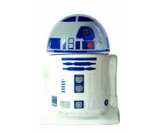 Joytoy Star Wars R2-D2 Coquetier avec saliÃ¨re en cÃ©ramique, Bleu/Blanc, 8 x 12 x 16 cm