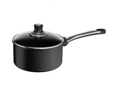 Tefal Casserole E44022 Talent Pro antiadhésive avec Couvercle, diamètre 16 cm, Aluminium, Noir, 34,3 x 17,4 x 108.5 cm