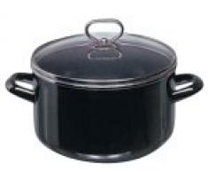 KRÃGER 317209000 Cocotte âBrillantâ 20 cm, Acier Inoxydable, Argent