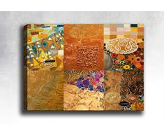 Bonamaison Peinture sur toile, multicolore, 30 x 40 cm - Conçu et fabriqué en Turquie