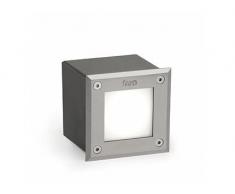 Faro 71499N LED-18 Lampe encastrable carrÃ© inox 3000K