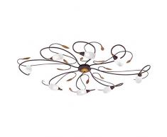 Eglo 90698 spirale, métal, G9, couverture Marron