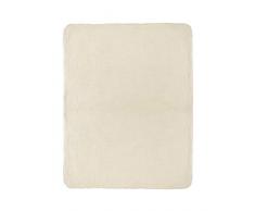 ESSENZA Lammy Plaid, White, 150 cm x 200 cm