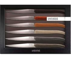 TB 448770 Laguiole Evolution Lot de 6 couteaux Multicolore