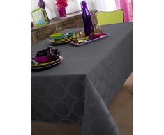 Calitex EVANA Nappe rectangulaire Polyester Granit DamassÃ© 140x250
