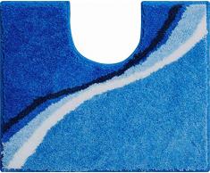 Grund LUCA Tapis de Bain, Polyacrylique Supersoft, Bleu, 50x60 cm