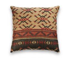 Guapore Toile de Jute Kilim Coussin de dÃ©coration, carrÃ©, 45Â x 45Â cm, Multicolore