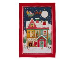 Ulster Weavers PÃ¨re NoÃ«l en Lin Torchon, Multicolore