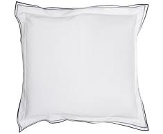 Designers Guild - Astor Taie doreiller Percale de Coton Graphite 65 x 65 cm