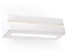 SOLLUX SL.0231 Applique murale traditionnelle en cÃ©ramique pour salon Blanc E-27 Ãclairage LED