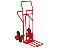 KS Tools 160.0227 Diable spécial escalier avec bavette repliable Roues pleines