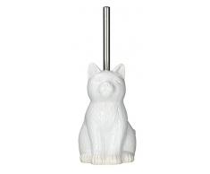WENKO DIE BESSERE IDEE Brosse WC Cat Blanc