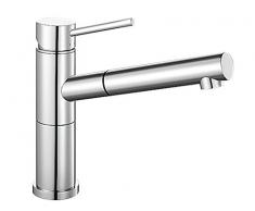 BLANCO Alta de s Compact Vario Robinet de cuisine, surface métalliques, chrome, haute pression, argent, 518448