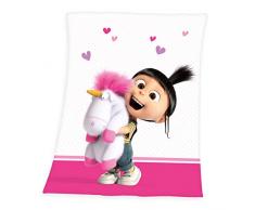 Herding MOI, MOCHE ET MÃCHANT Couverture polaire, 130 x 160 cm, Polyester