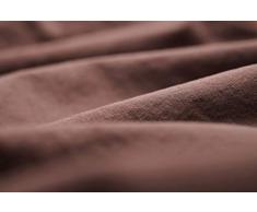 L1NK STUDIO Drap Plat uni pour lit 200 cm (290X280cm) 100% Coton (Percale 200 Fils) Teja