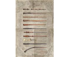 Lotmusic Wizarding World Harry Potter-the Wand Choisit Poster maxi, Multicolore, 61Â x 91.5Â cm
