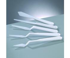 Efco 5Â piÃ¨ces Spatule Plastique, Blanc, 17â19Â cm