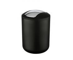 Wenko 21211100 Brasil Poubelle Noir 2 L Dimensions 14 x 14 x 21 cm