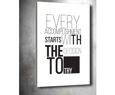 Bonamaison Peinture sur toile, multicolore, 30 x 40 cm - ConÃ§u et fabriquÃ© en Turquie