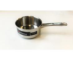 Artame ART82414 Casserole INOX 14cm 1L, Acier Inoxydable, Argent, 14 cm