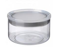 Tatay 1125001 Boîte Alimentaire Ronde Plastique Transparent/Gris 12,5 x 12,5 x 8 cm 0,5 L