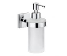 nie wieder bohren. 7 x 12,5 x 12,5 cm ChromÃ© Never Drill Again Distributeur de Savon