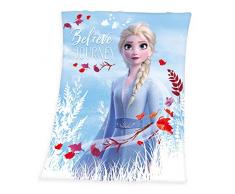 Herding DISNEY LA REINE DES NEIGES 2 Couverture Polaire, 130 x 160 cm, Polyester, Bleu