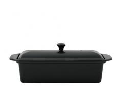 Chasseur Terrine en fonte avec couvercle 28 cm Noir