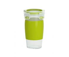 Emsa N1071500 Clip&Go Smoothie Mug Transparent/Vert Clair 91/91/152 mm