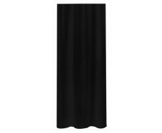 Spirella Primo Rideau de douche Polyester Noir 180 x 200 cm