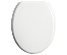 Gelco BE770202 ABATTANT WC, Bois Moule, Blanc, 45 x 37 x 6 cm