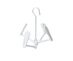 Rayen 6038 Cintre Ã Chaussures Plastique, Blanc, 20,5x24,2x29,5 cm