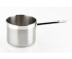 BRA Profesional - Casserole Haute, 18 cm, Acier Inoxydable 18/10
