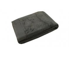 Blanc des Vosges Eponge unie Drap de douche Coton Anthracite 70x140 cm