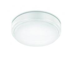 Prolight 320200001 LED Plafonnier 12 W IP54 Plastique Blanc 21 cm