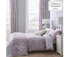 Catherine Lansfield Canterbury Facile dentretien, chiné, Super-King Duvet Set