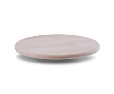 Zeller 22031 Cabinet tournan, Hêtre, Brun, 36 x 36 x 4,3 cm